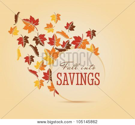 Fall Sale Vector graphic