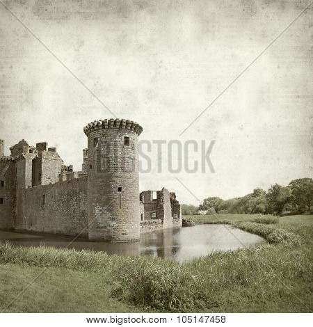 Textured Old Paper Background With