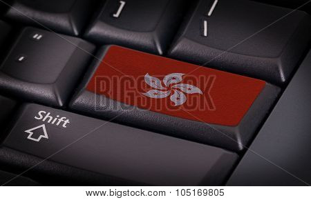 Flag On Keyboard