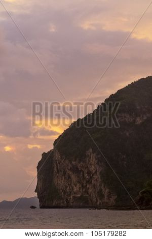 Sunset at Koh Mook Island, Thailand