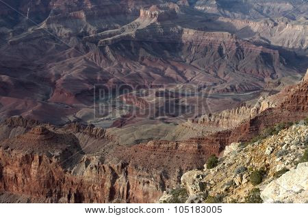 Soft Light At The Grand Canyon