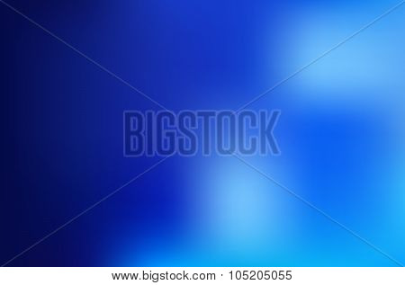 Magic blue blur abstract background