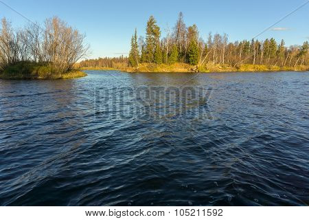 late autumn river Yagenetta