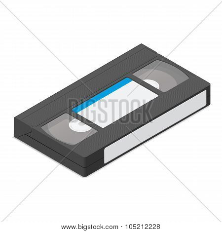 Video Cassette  Detailed Isometric Icon