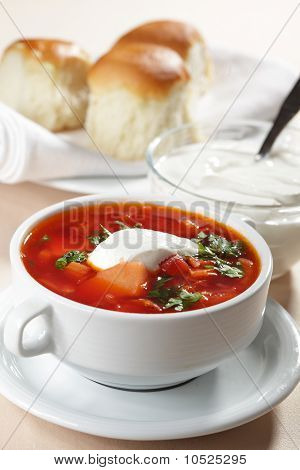Borshch 근접 촬영