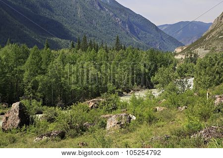 River Chuya near Chuysky Trakt