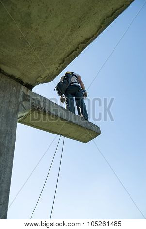 Extreme sports Ropejumping