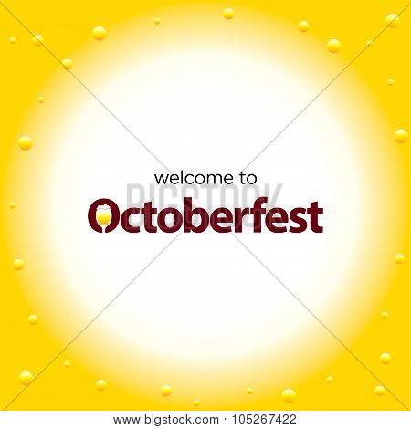 Octoberfest Vector Background Template