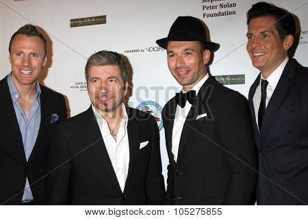 LOS ANGELES - OCT 17:  The Tenors at the  LAPD Eagle & Badge Foundation Gala at the Century Plaza Hotel on October 17, 2015 in Century City, CA