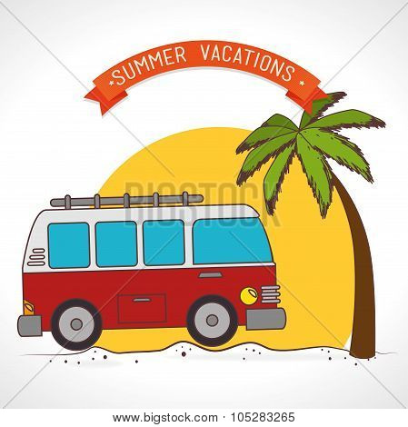 Summer camping and travel