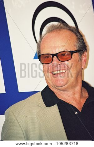 MOSCOW - JUNE 29: Jack Nicholson  arrives for press conference  the 23th Moscow International Film Festival on June 29, 2001 in Moscow, Russia