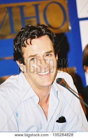 MOSCOW - JUNE 23 : Rupert Everett attends the press conference at the International Moscow Film Festival on June 23, 2004 in Moscow, Russia.