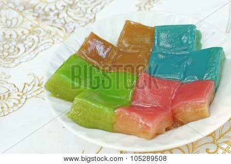 Thai Dessert, Layer Sweet Cake