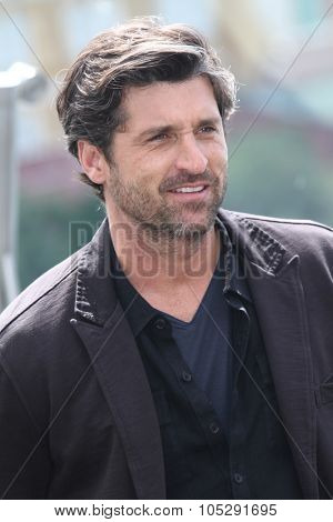 MOSCOW, RUSSIA - JUNE 23: Patrick Dempsey poses for a photocall before global premiere of 'Transformers 3' movie on the roof of the Ritz hotel on June 23, 2011 in Moscow, Russia