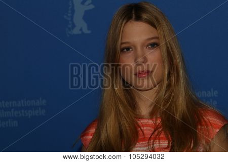 BERLIN, GERMANY - FEBRUARY 13: Actress Lea Seydoux attends the 'L'Enfant d'en haut' Photocall during of the 62nd Berlin  Film Festival at the Grand Hyatt on February 13, 2012 in Berlin, Germany