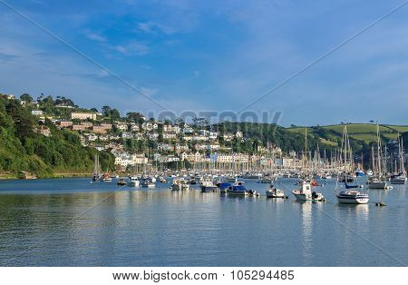 Yachts on the Dart Estuary