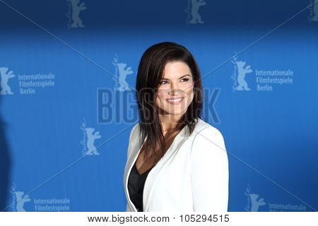 BERLIN, GERMANY - FEBRUARY 15: Actress Gina Carano attends the 'Haywire' Photocall during  of the 62nd Berlin Film Festival at the Grand Hyatt on February 15, 2012 in Berlin, Germany.