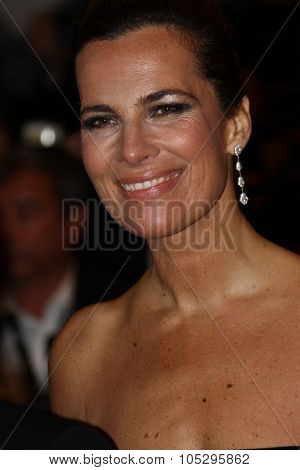 CANNES, FRANCE - MAY 18: Roberta Armani of Haiti Carnival in Cannes during the 65th Annual Cannes Film Festival at Palais des Festivals on May 18, 2012 in Cannes, France.