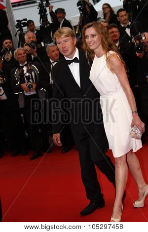 CANNES, FRANCE - MAY 27: Mika Hakkinen, Marketa Kromatova attend the Closing Ceremony and the 'Therese Desqueyroux'  during the 65th  Cannes Festival at Palais on May 27, 2012 in Cannes, France