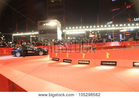 BERLIN, GERMANY - FEBRUARY 16: Berlinale Palast, red carpet the main venue at the 63th Berlinale International Film Festival on February 16, 2013 in Berlin, Germany