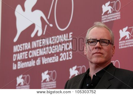 VENICE, ITALY - AUGUST 30: Screenwriter Bret Easton Ellis attends 'The Canyons' Photocall during The 70th Venice International Film Festival at Palazzo Del Casino on August 30, 2013 in Venice, Italy.
