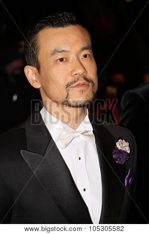 BERLIN, GERMANY - FEBRUARY 15: Liao Fan arrives for the closing ceremony during 64th Berlinale  Festival at Berlinale Palast on February 15, 2014 in Berlin, Germany. 