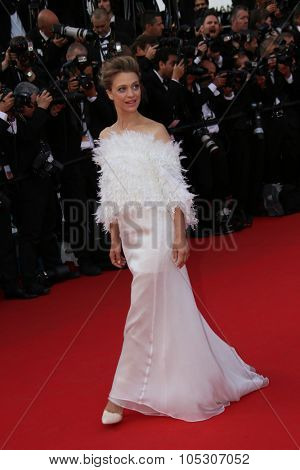 CANNES, FRANCE - MAY 16: Heike Makatsch attends the 'How To Train Your Dragon 2' premiere during the 67th Annual Cannes Film Festival on May 16, 2014 in Cannes, France.