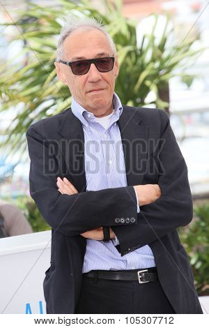 CANNES, FRANCE - MAY 21: Andre Techine attends 'L'Homme Qu'On Aimait Trop' photocall at the 67th Annual Cannes Film Festival on May 21, 2014 in Cannes, France.
