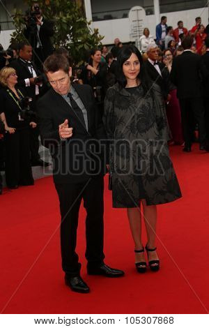 CANNES, FRANCE - MAY 22: Willem Dafoe; Giada Colagrande attend the 'Jimmy's Hall' premiere during the 67th Annual Cannes Film Festival on May 22, 2014 in Cannes, France.