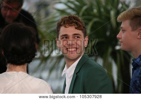 CANNES, FRANCE - MAY 22: Director Xavier Dolan attends the 'Mommy' photocall during the 67th Annual Cannes Film Festival on May 22, 2014 in Cannes, France.