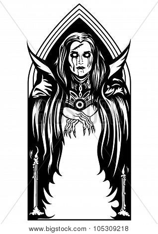 Gothic Vampire Arch Or A Frame