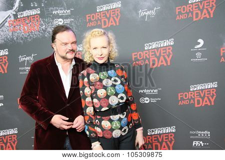 BERLIN, GERMANY - FEBRUARY 07: Alexander von Schaumburg,  Sunnyi Melles  attend the 