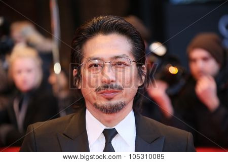 BERLIN, GERMANY - FEBRUARY 08: Hiroyuki Sanada attends the 'Mr. Holmes' premiere during the 65th Film Festival at Berlinale Palace on February 8, 2015 in Berlin, Germany.