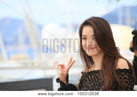 Shu Qi attends a photocall for 'Nie Yinniang' during the 68th annual Cannes Film Festival on May 21, 2015 in Cannes, France.