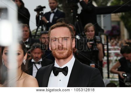 Michael Fassbender  attends the 'Macbeth' Premiere during the 68th annual Cannes Film Festival on May 23, 2015 in Cannes, France.