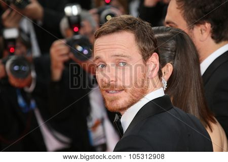 Michael Fassbender attends the 'Macbeth' Premiere during the 68th annual Cannes Film Festival on May 23, 2015 in Cannes, France.