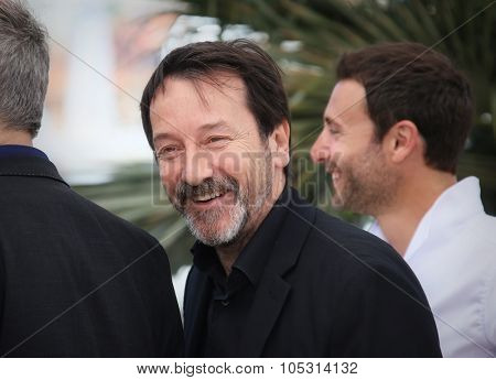  Jean-Hugues Anglade  attends the 'Je Suis Un Soldat' ('I Am A Soldier') Photocall during the 68th annual Cannes Film Festival on May 20, 2015 in Cannes, France.