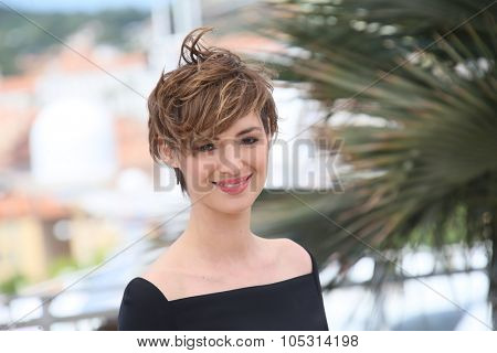 Actress Louise Bourgoin attends the 'Je Suis Un Soldat' ('I Am A Soldier') Photocall during the 68th annual Cannes Film Festival on May 20, 2015 in Cannes, France.