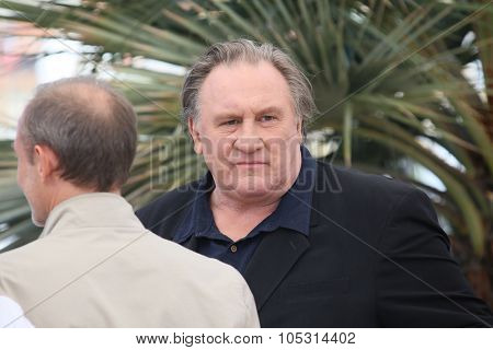 Actor Gerard Depardieu attends the 'Valley Of Love' photocall during the 68th annual Cannes Film Festival on May 22, 2015 in Cannes, France.