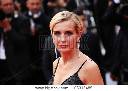 Melita Toscan du Plantier attends the closing ceremony during the 68th annual Cannes Film Festival on May 24, 2015 in Cannes, France.