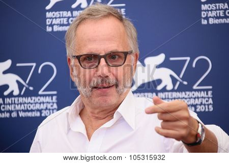 Actor Fabrice Luchini attends a photocall for 'L'Hermine' during the 72nd Venice Film Festival at Palazzo del Casino on September 6, 2015 in Venice, Italy.