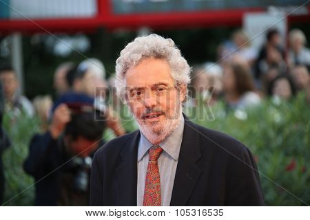 Nicola Piovani attends a premiere for 'Per Amor Vostro' during the 72nd Venice Film Festival at Palazzo del Casino on September 11, 2015 in Venice, Italy.