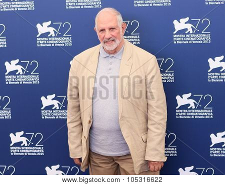 VENICE, ITALY - SEPTEMBER 09: Brian de Palma during the 72th Venice Film Festival 2015 in Venice, Italy