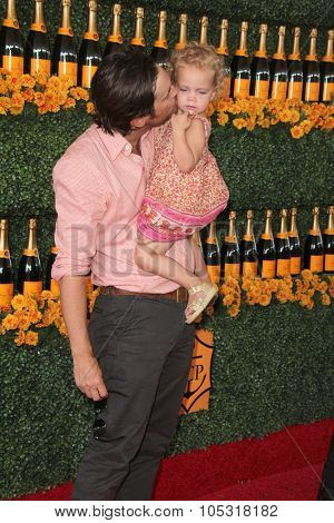 LOS ANGELES - OCT 17:  Oliver Hudson, Rio Hudson at the Sixth-Annual Veuve Clicquot Polo Classic at the Will Rogers State Historic Park on October 17, 2015 in acific Palisades, CA