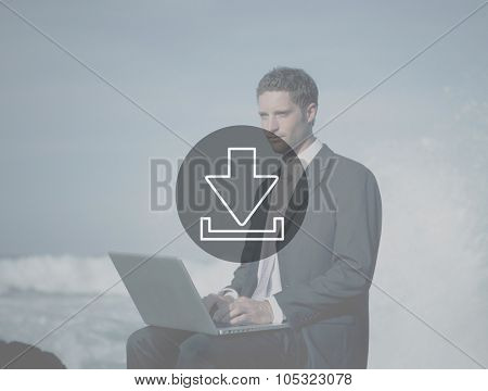 Downloading Technology Internet Connection Data Concept