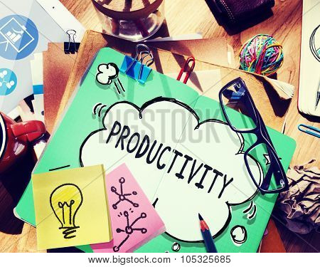 Productivity Production Capacity Efficiency Concept