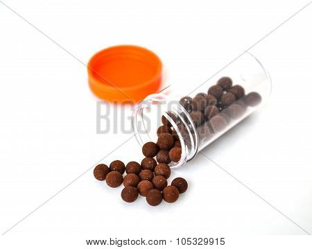 Cough drop isolated