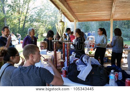 Trophy at Laos Picnic