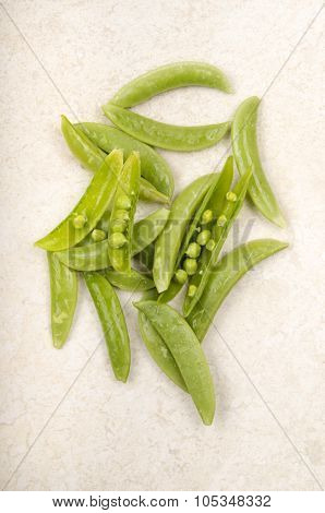 Fresh And Washed Sugar Snaps