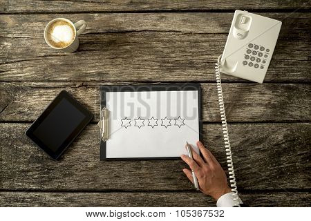 Businessman Talking On A Phone
